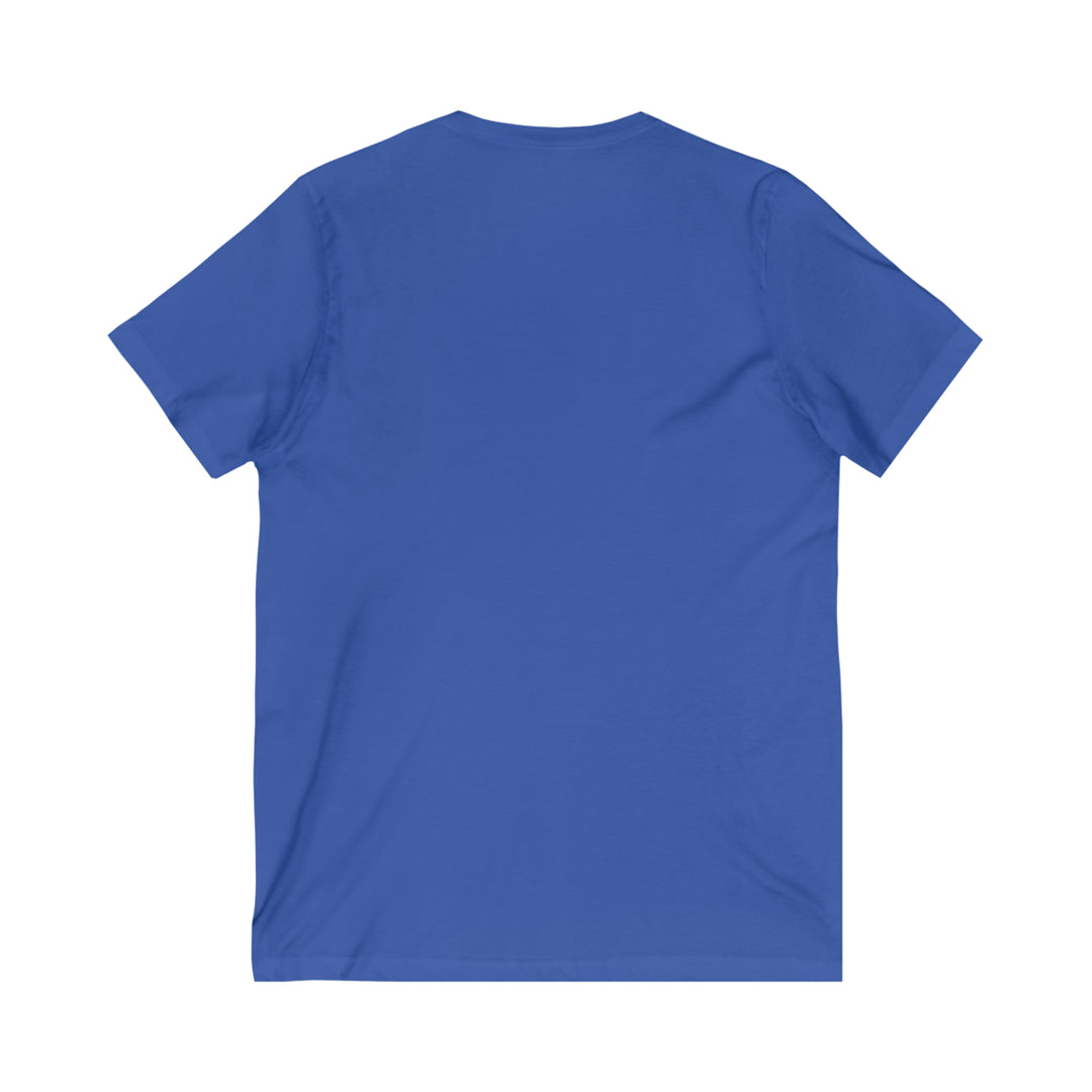 Esperanza/Hope, Unisex Jersey Short Sleeve V-Neck Tee (ES CDN)