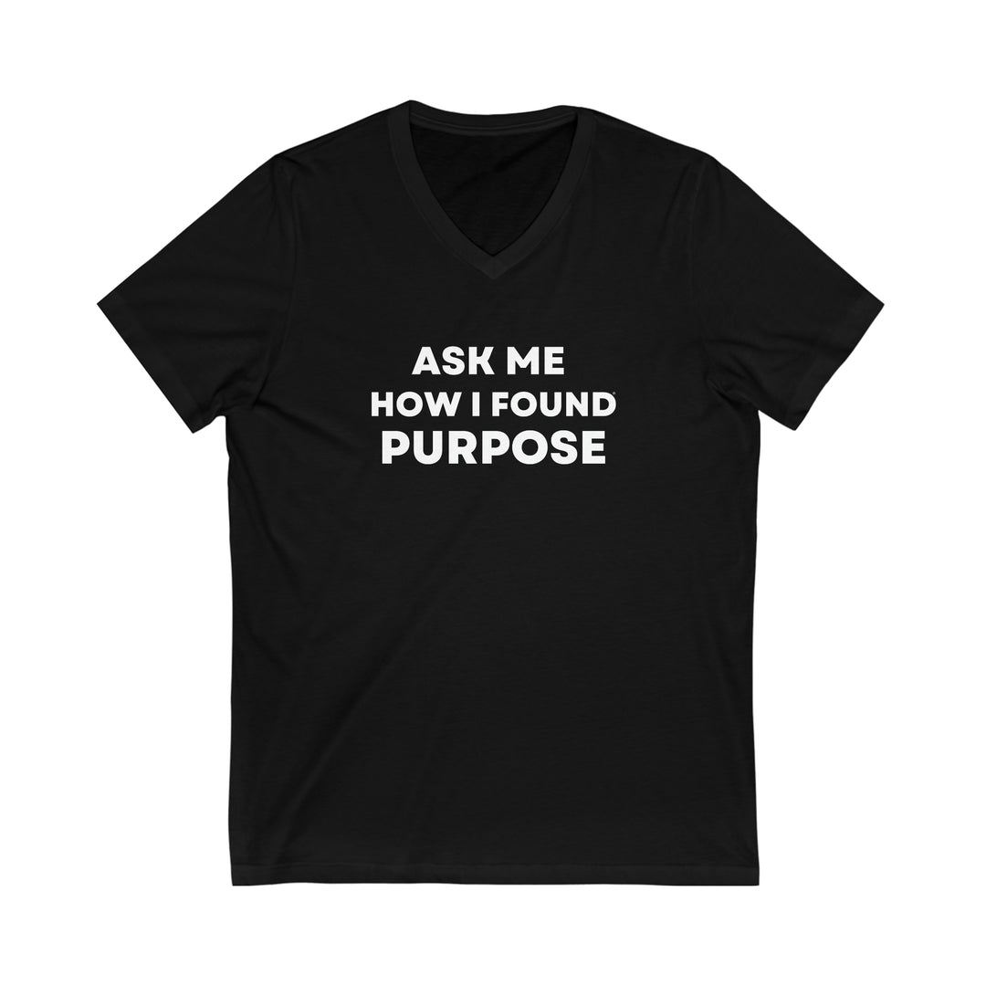 Purpose, Unisex Jersey Short Sleeve V-Neck Tee (ENG CDN)