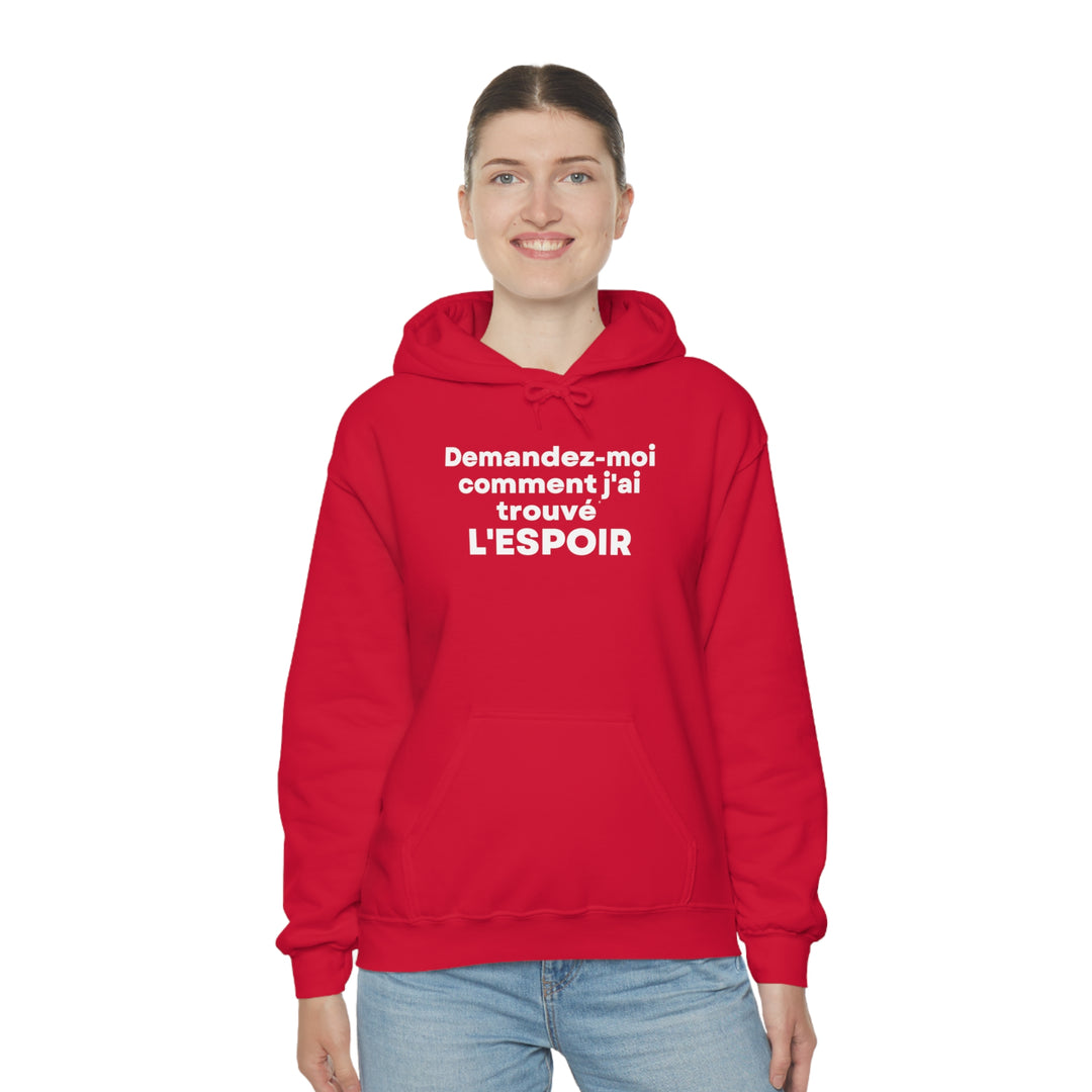 L'espoir/Hope, Unisex Heavy Blend™ Hooded Sweatshirt (FR CDN)