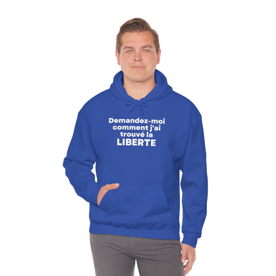 Liberte/Freedom, Unisex Heavy Blend™ Hooded Sweatshirt (FR CDN)