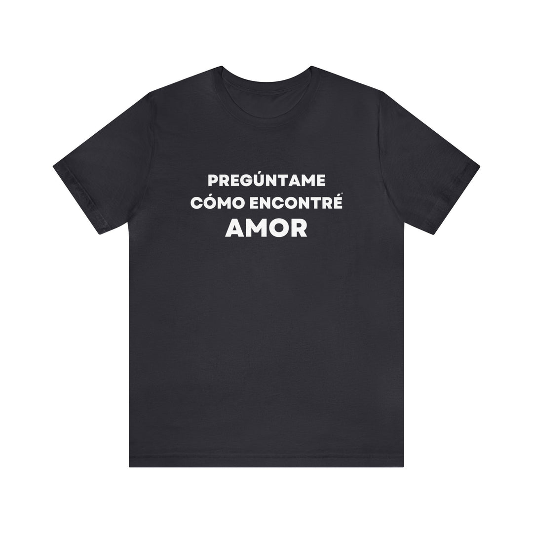 Amor/Love, Unisex Jersey Short Sleeve Tee (ES CDN)