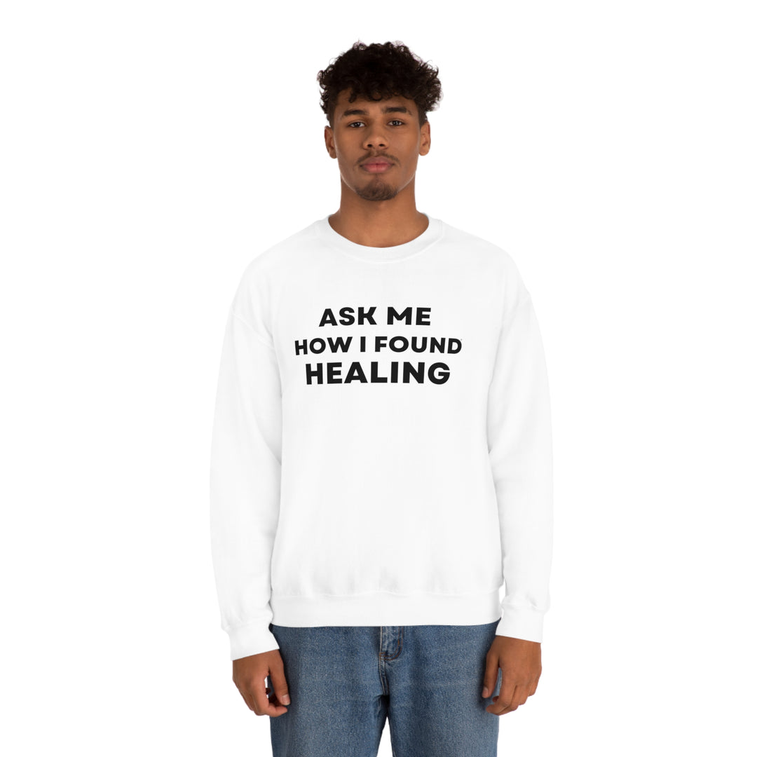 Healing, Unisex Heavy Blend™ Crewneck Sweatshirt (ENG CDN)