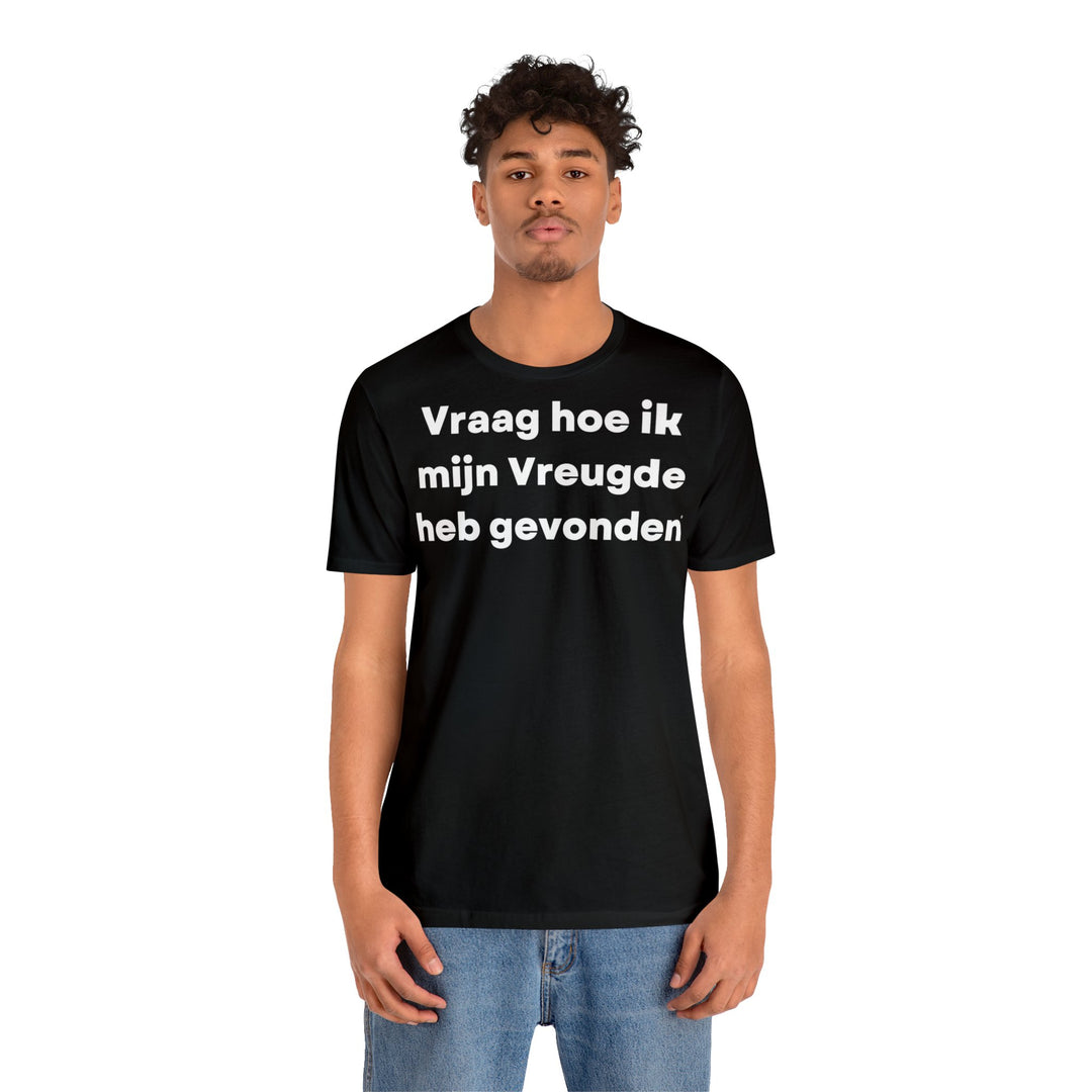 Vreugde/Joy, Unisex Jersey Short Sleeve Tee (NL EU)