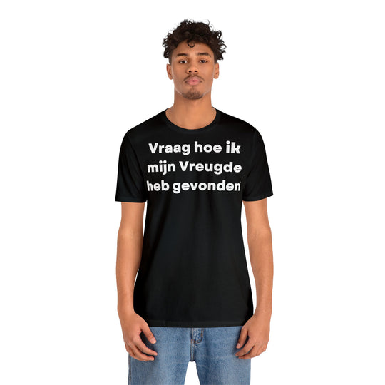 Vreugde/Joy, Unisex Jersey Short Sleeve Tee (NL EU)