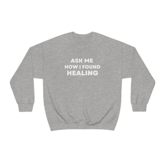 Healing, Unisex Heavy Blend™ Crewneck Sweatshirt (ENG CDN)