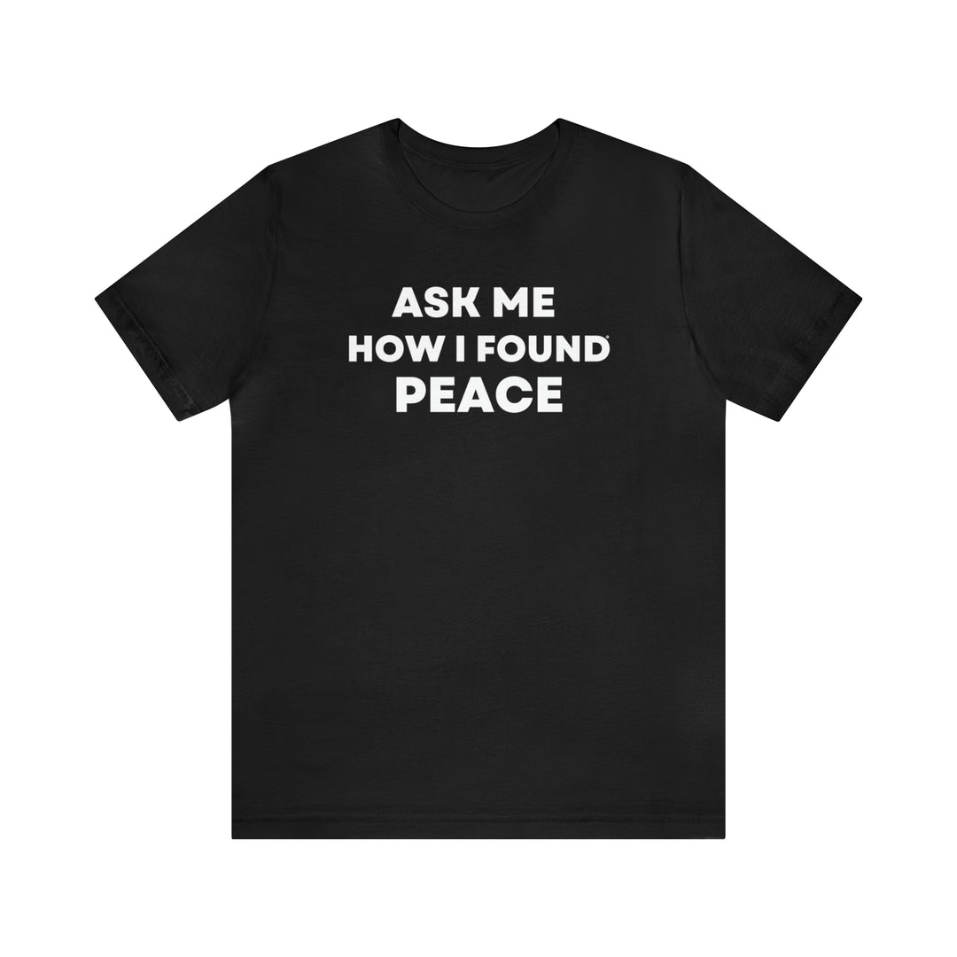 Peace, Unisex Jersey Short Sleeve Tee (ENG CDN)