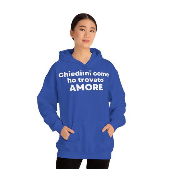 Amore/Love, Unisex Heavy Blend™ Hooded Sweatshirt ( IT EU)