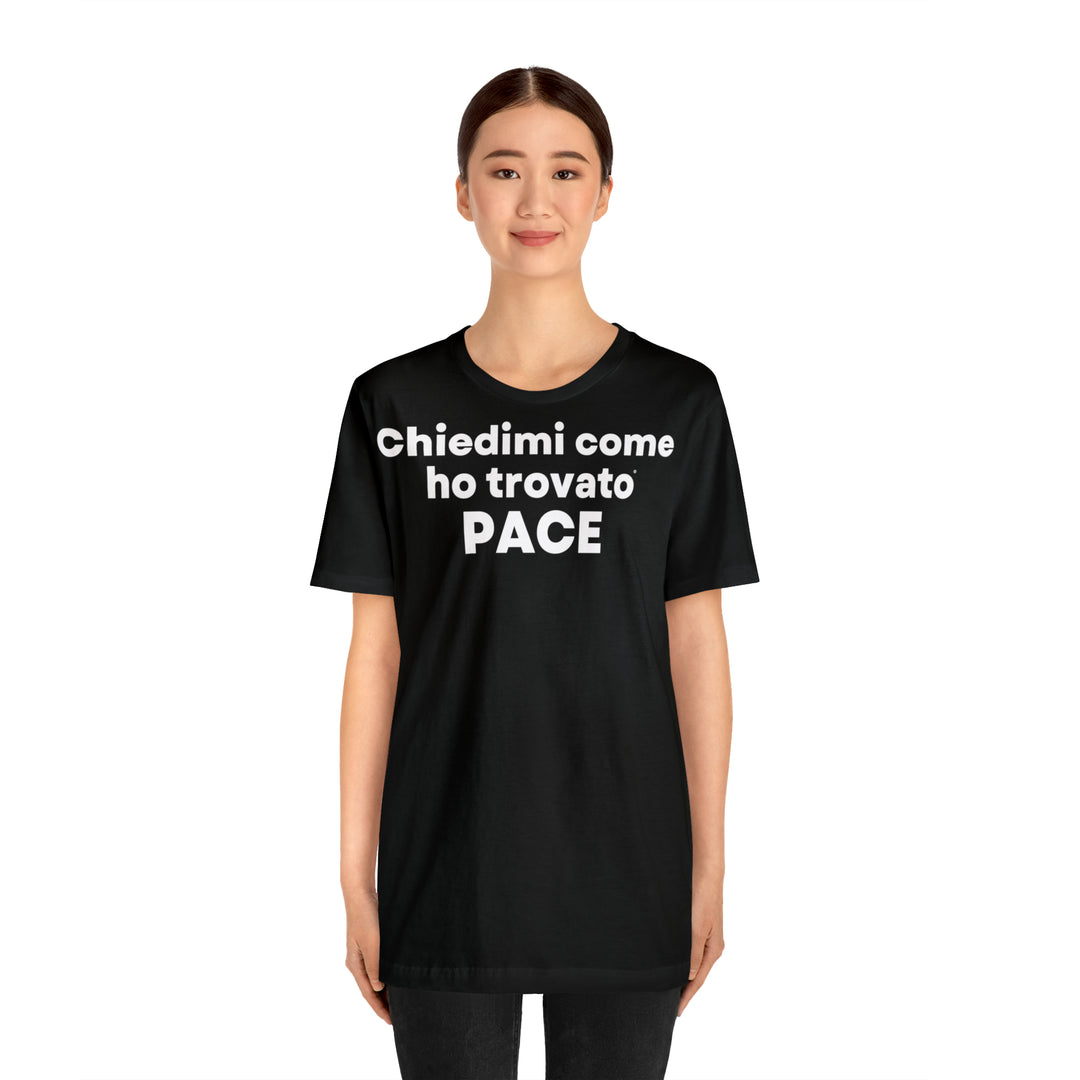 Pace/Peace, Unisex Jersey Short Sleeve Tee (IT EU)