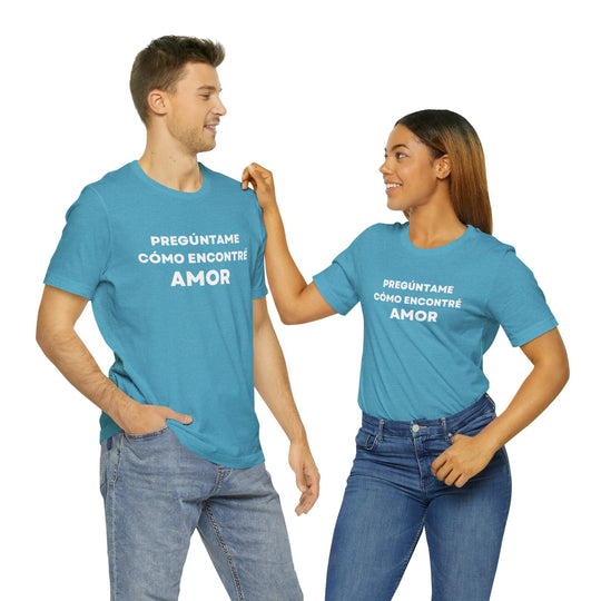 Amor/Love, Unisex Jersey Short Sleeve Tee (ES CDN)