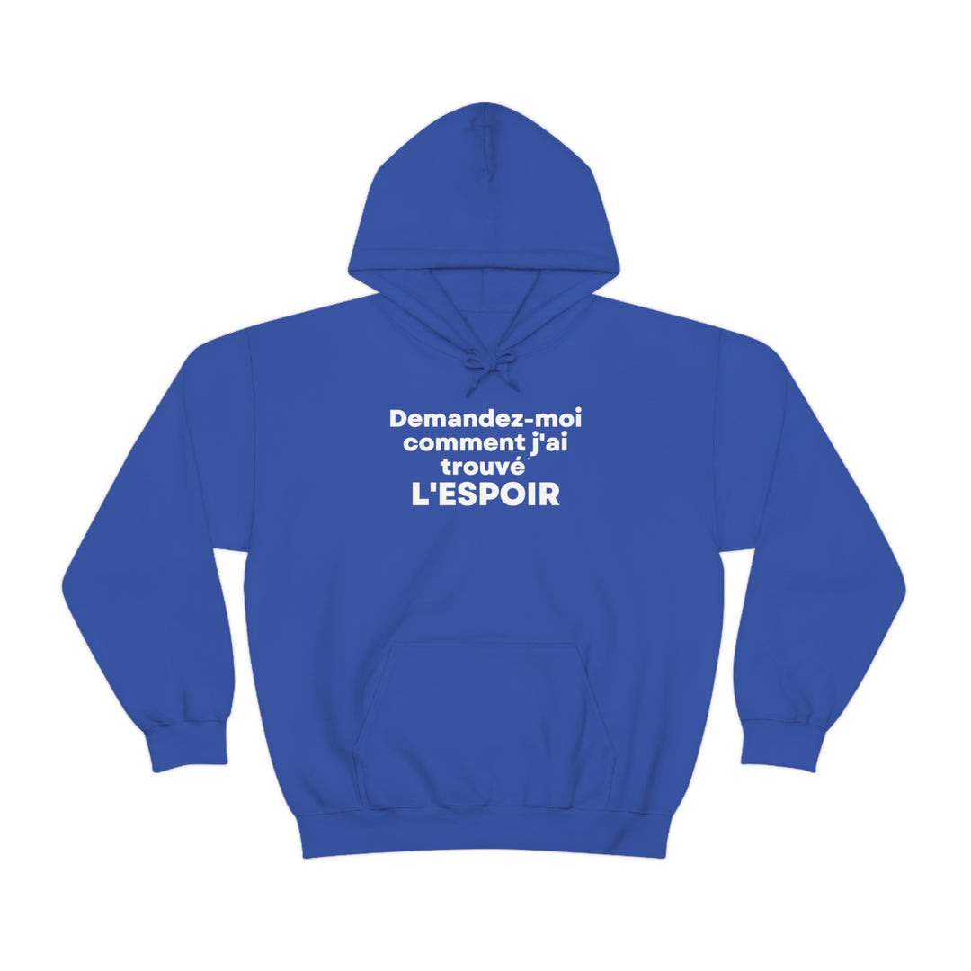 L'espoir/Hope, Unisex Heavy Blend™ Hooded Sweatshirt (FR CDN)