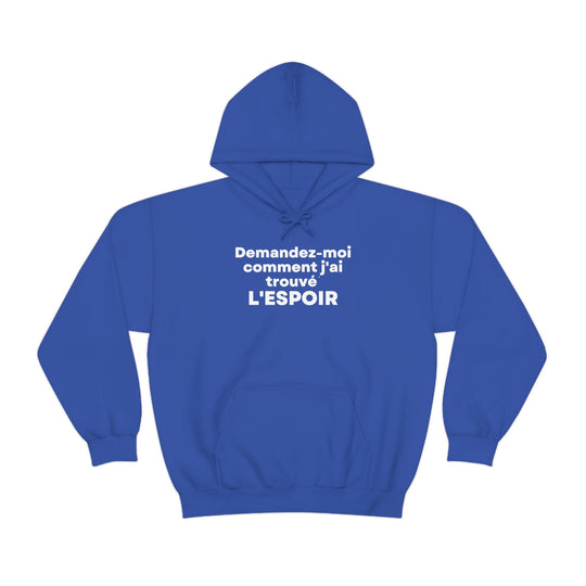 L'espoir/Hope, Unisex Heavy Blend™ Hooded Sweatshirt (FR CDN)