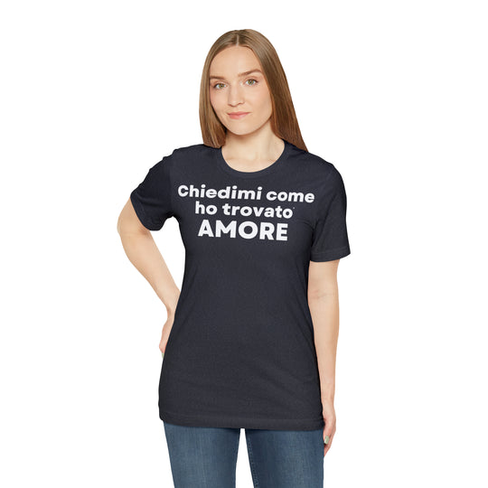 Amore/Love, Unisex Jersey Short Sleeve Tee (IT EU)