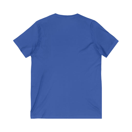 Curación/Healing, Unisex Jersey Short Sleeve V-Neck Tee (ES CDN)