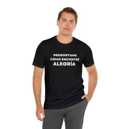 Alegria/Joy, Unisex Jersey Short Sleeve Tee (ES CDN)