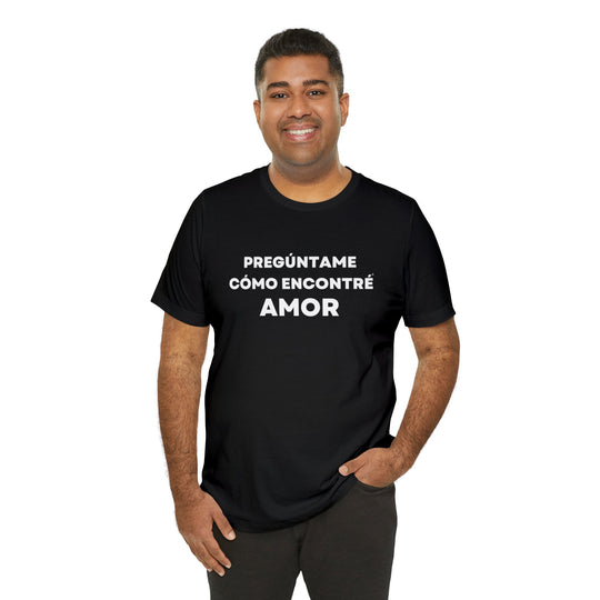 Amor/Love, Unisex Jersey Short Sleeve Tee (ES CDN)