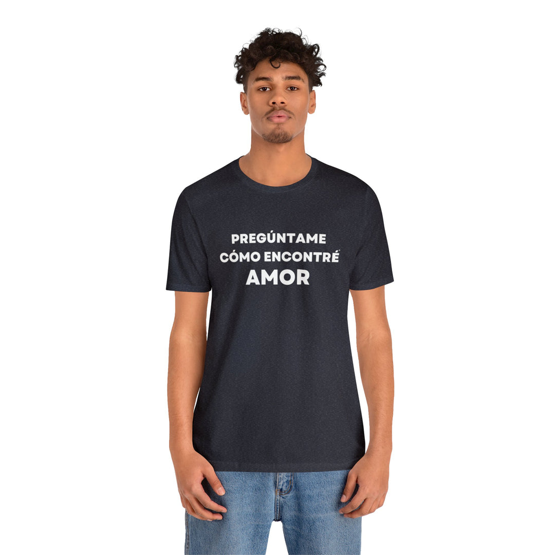 Amor/Love, Unisex Jersey Short Sleeve Tee (ES CDN)