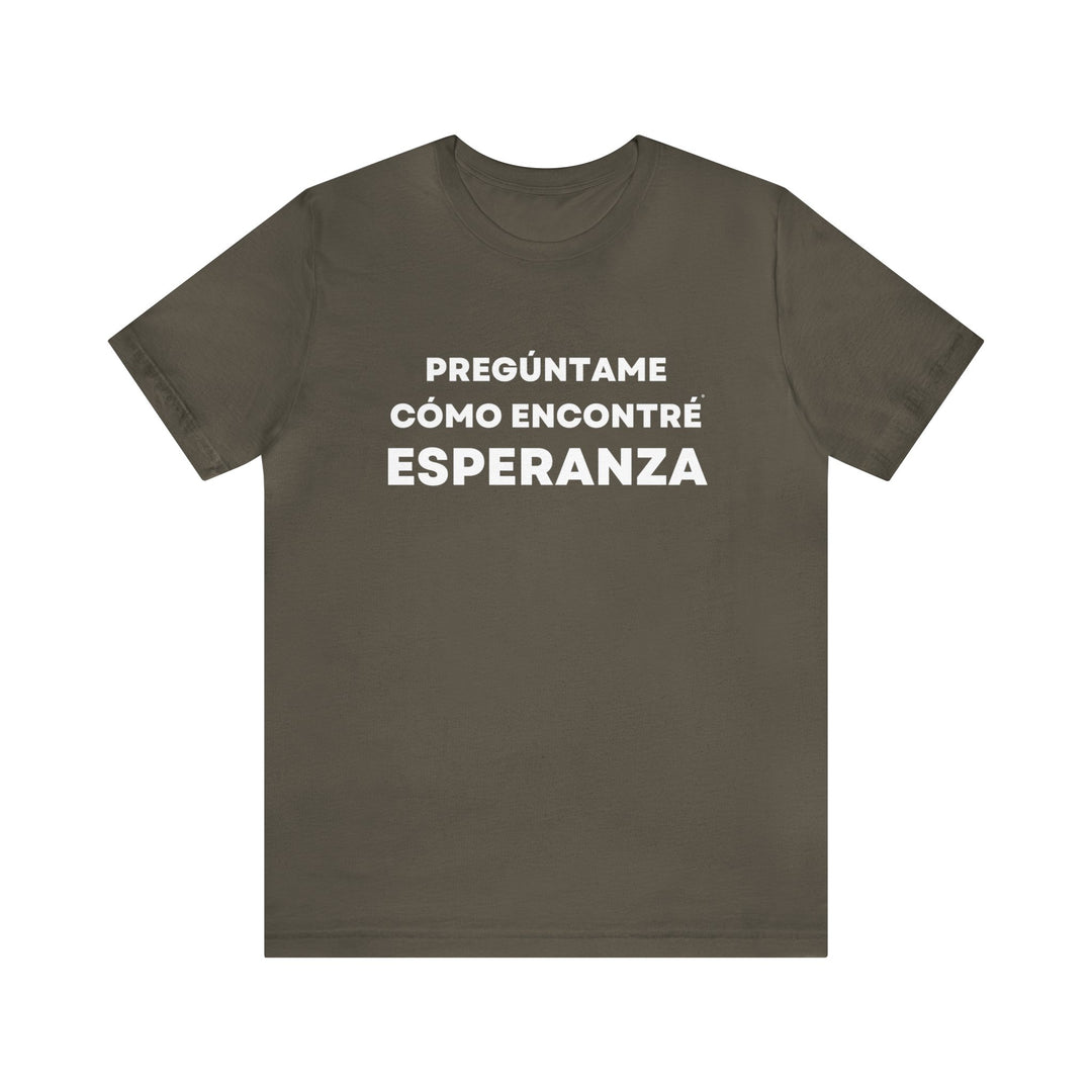 Esperanza/Hope, Unisex Jersey Short Sleeve Tee (ES CDN)