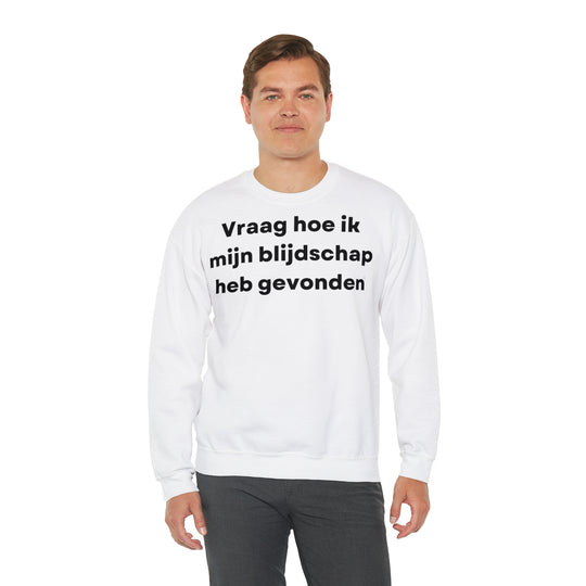 Blijdschap/Happiness, Unisex Heavy Blend™ Crewneck Sweatshirt (NL EU)