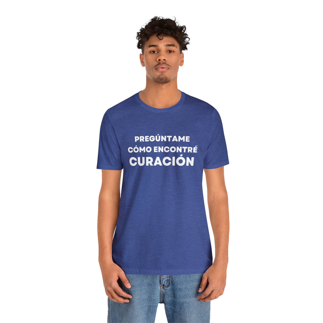 Curación/Healing, Unisex Jersey Short Sleeve Tee (ES CDN)