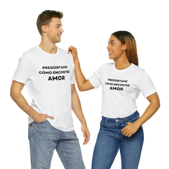 Amor/Love, Unisex Jersey Short Sleeve Tee (ES CDN)