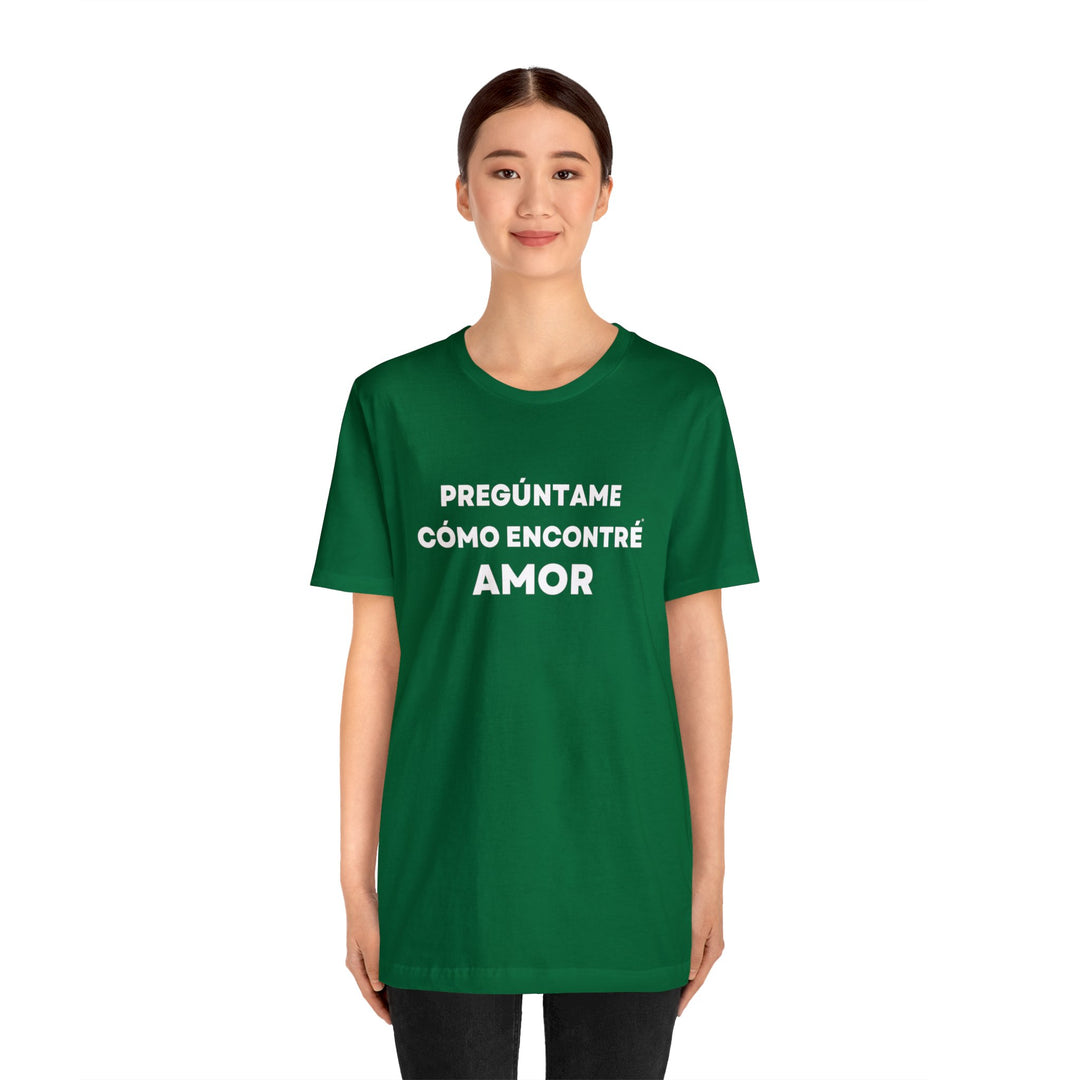 Amor/Love, Unisex Jersey Short Sleeve Tee (ES CDN)