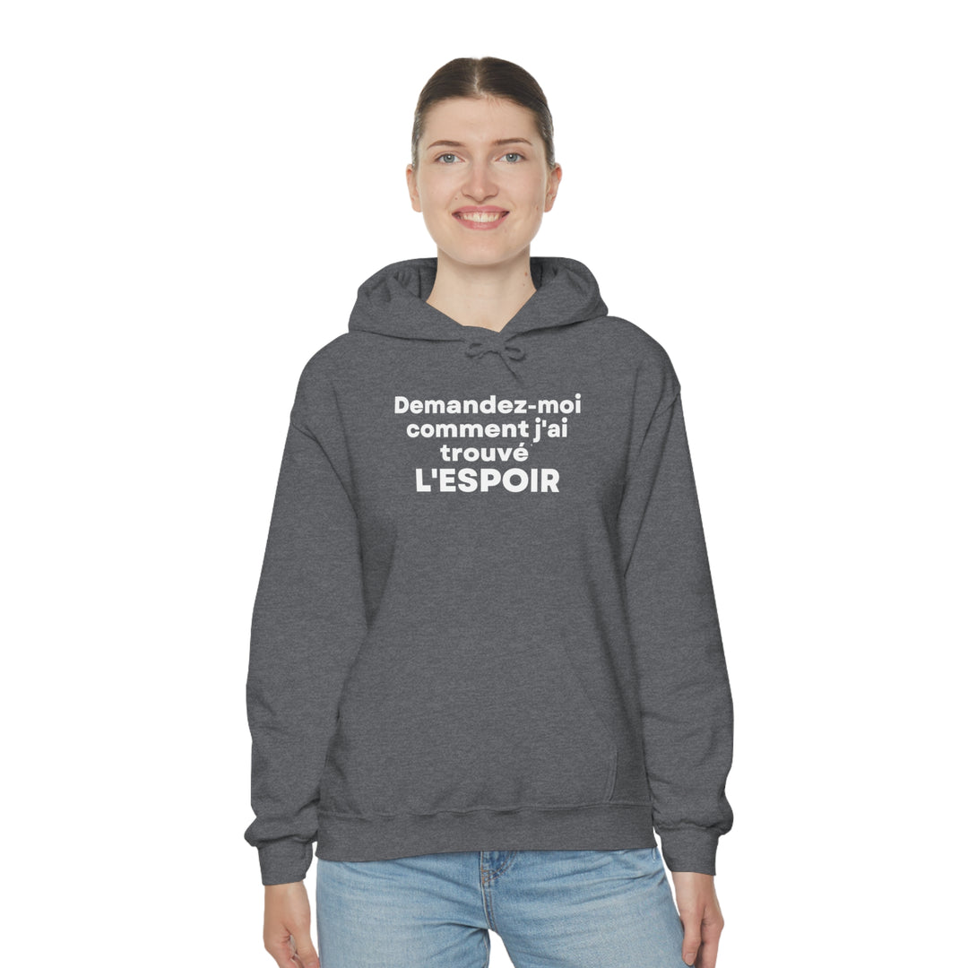 L'espoir/Hope, Unisex Heavy Blend™ Hooded Sweatshirt (FR CDN)