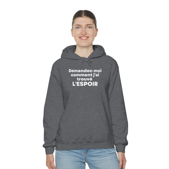 L'espoir/Hope, Unisex Heavy Blend™ Hooded Sweatshirt (FR CDN)