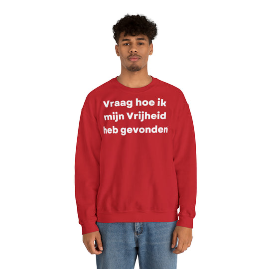 Vrijheid/Freedom, Unisex Heavy Blend™ Crewneck Sweatshirt (NL EU)