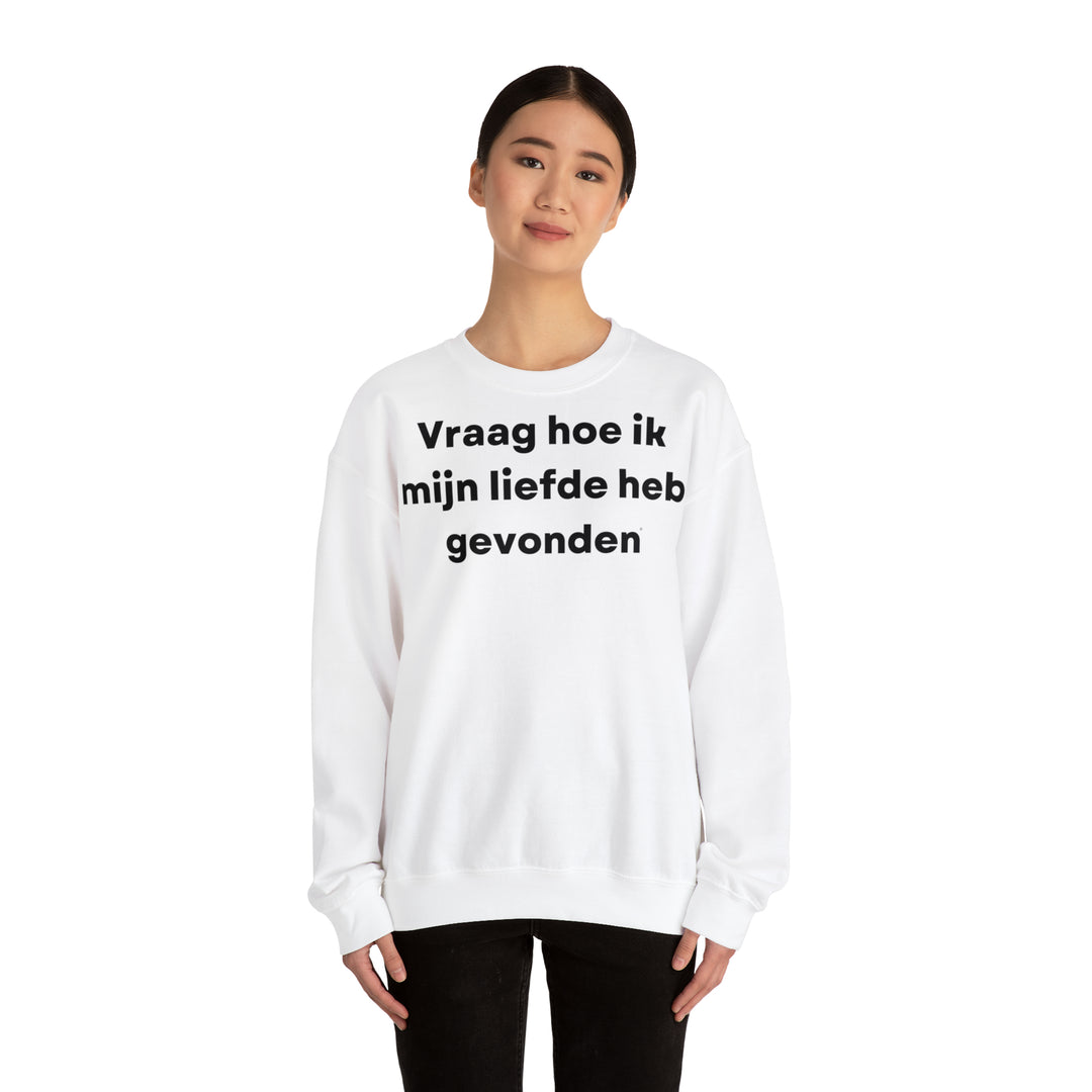 Liefde/Love, Unisex Heavy Blend™ Crewneck Sweatshirt (NL EU)