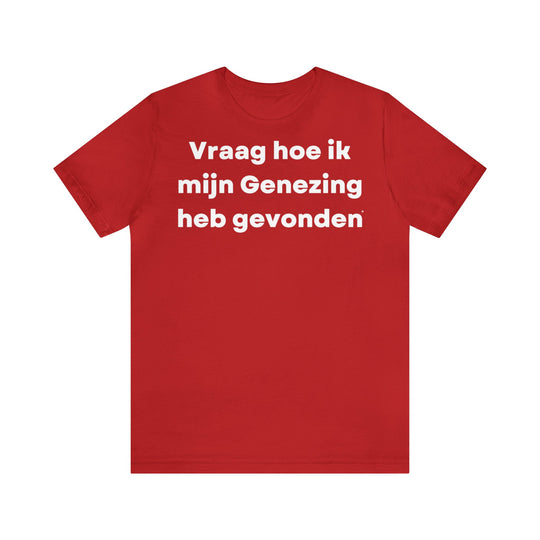 Genezing/Healing, Unisex Jersey Short Sleeve Tee (NL EU)