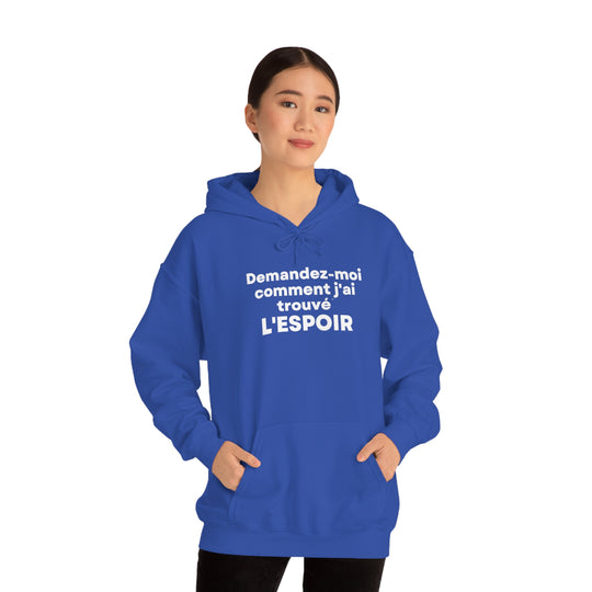 L'espoir/Hope, Unisex Heavy Blend™ Hooded Sweatshirt (FR CDN)