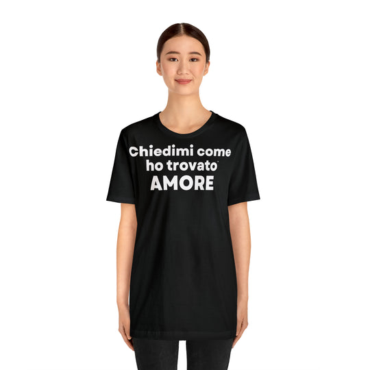 Amore/Love, Unisex Jersey Short Sleeve Tee (IT EU)