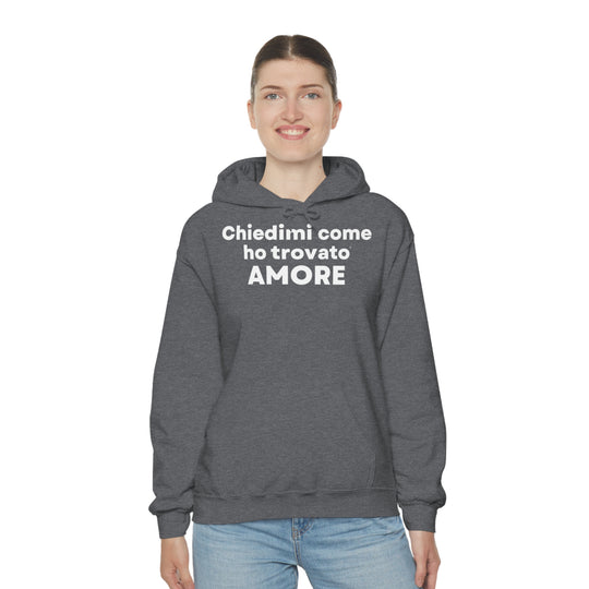 Amore/Love, Unisex Heavy Blend™ Hooded Sweatshirt ( IT EU)