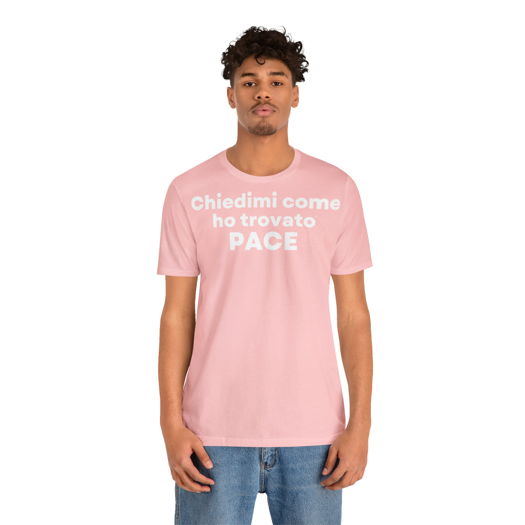 Pace/Peace, Unisex Jersey Short Sleeve Tee (IT EU)