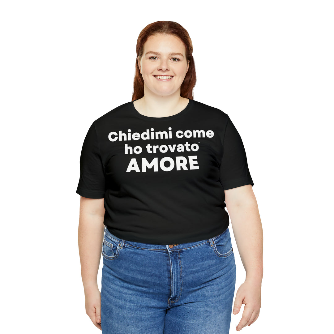 Amore/Love, Unisex Jersey Short Sleeve Tee (IT EU)