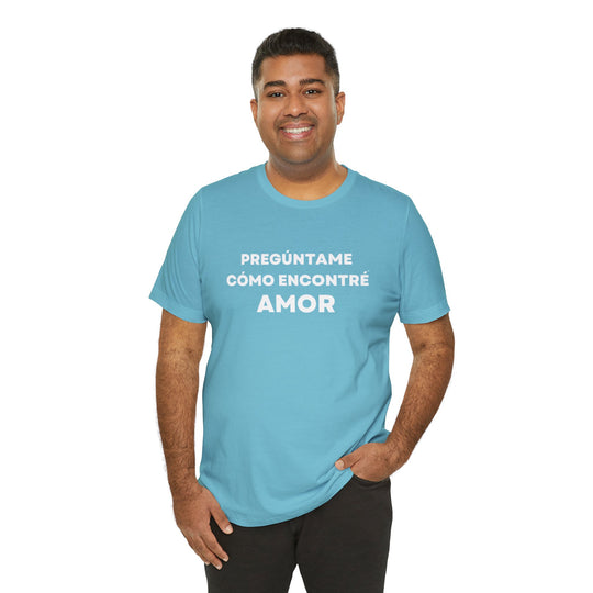 Amor/Love, Unisex Jersey Short Sleeve Tee (ES CDN)