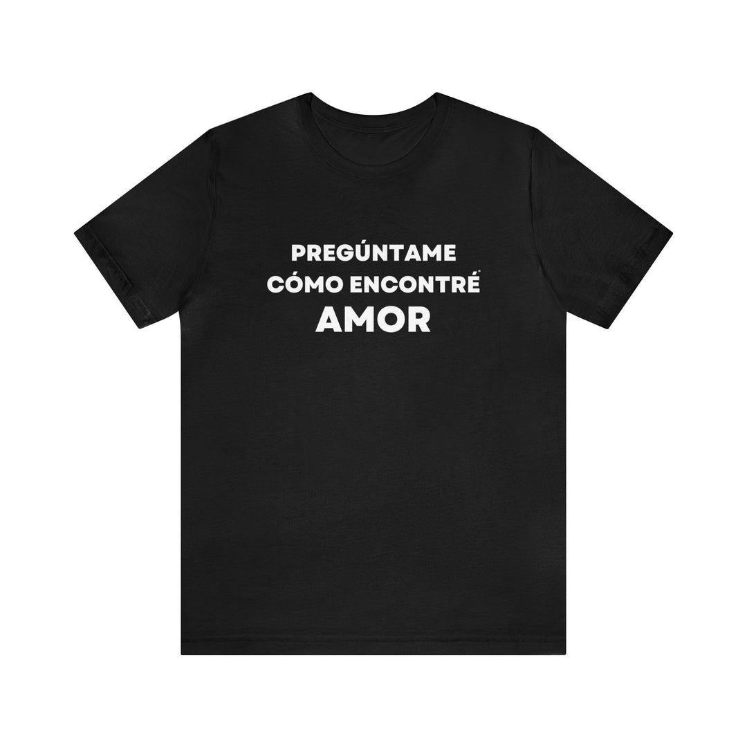 Amor/Love, Unisex Jersey Short Sleeve Tee (ES CDN)