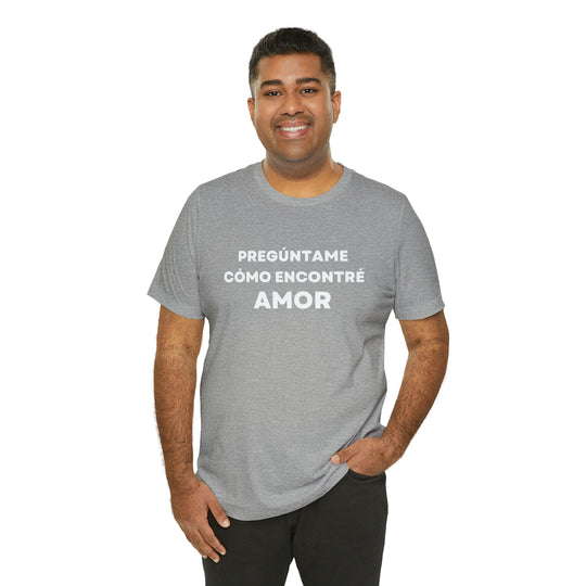 Amor/Love, Unisex Jersey Short Sleeve Tee (ES CDN)