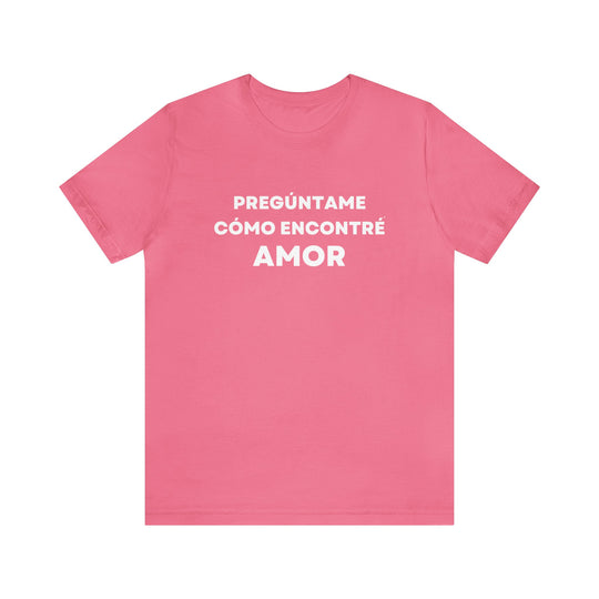 Amor/Love, Unisex Jersey Short Sleeve Tee (ES CDN)