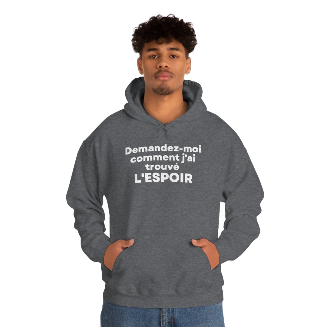 L'espoir/Hope, Unisex Heavy Blend™ Hooded Sweatshirt (FR CDN)