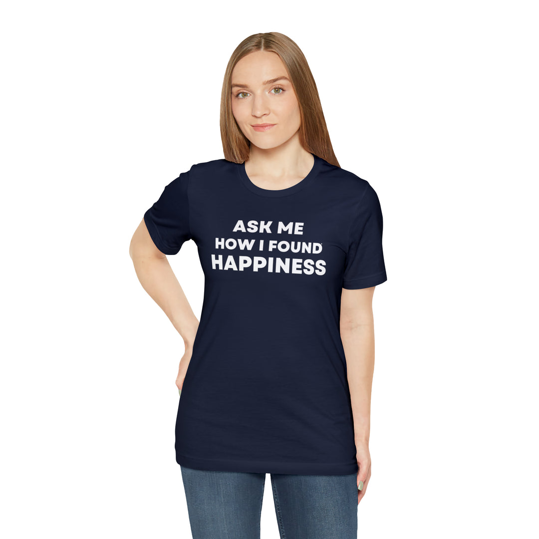 Happiness, Unisex Jersey Short Sleeve Tee (ENG CDN)