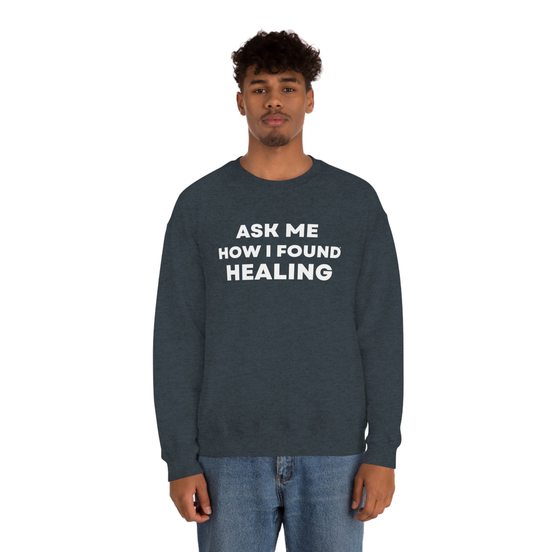 Healing, Unisex Heavy Blend™ Crewneck Sweatshirt (ENG CDN)