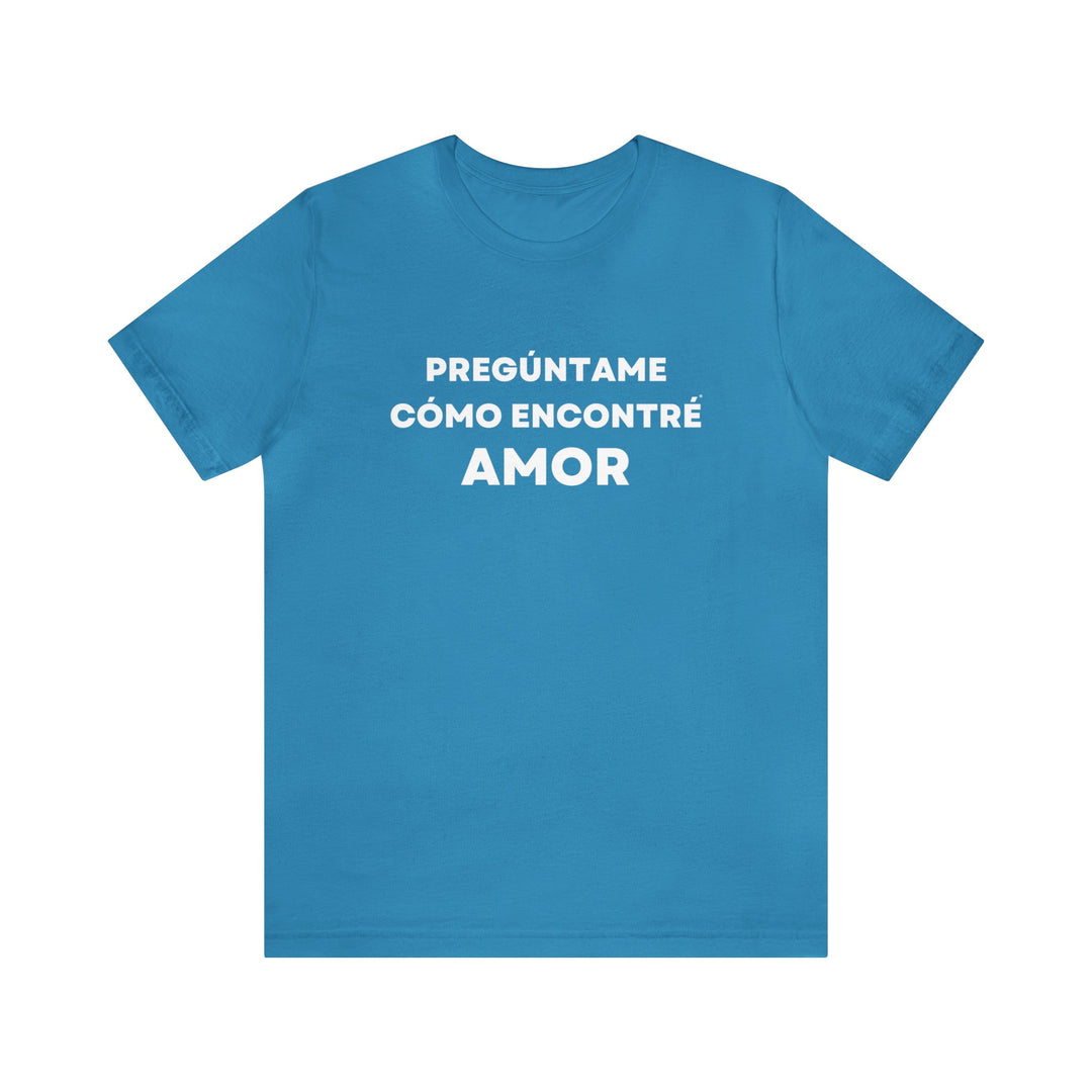 Amor/Love, Unisex Jersey Short Sleeve Tee (ES CDN)