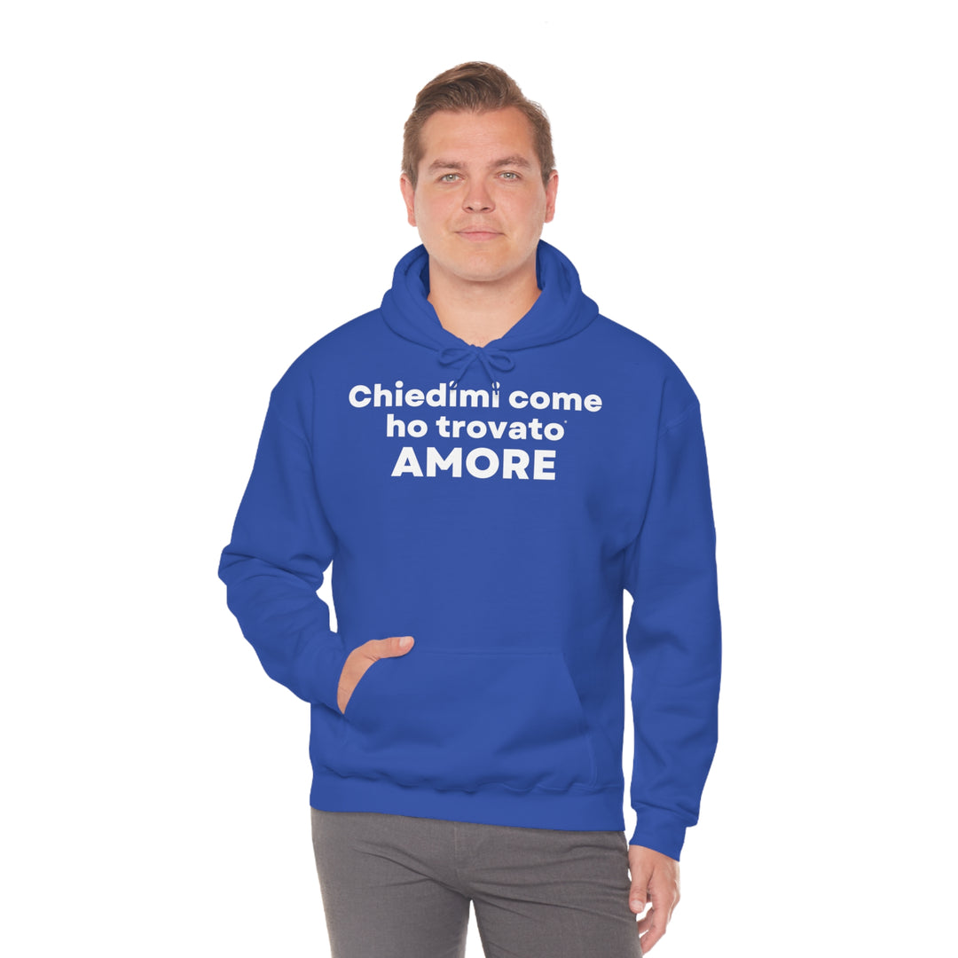 Amore/Love, Unisex Heavy Blend™ Hooded Sweatshirt ( IT EU)