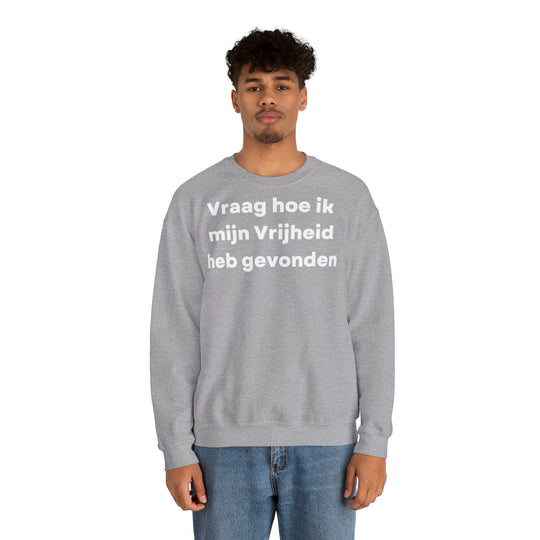 Vrijheid/Freedom, Unisex Heavy Blend™ Crewneck Sweatshirt (NL EU)