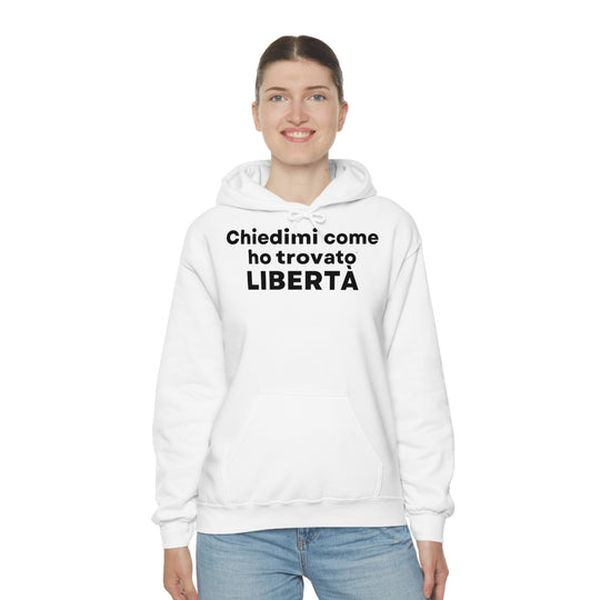 Liberta/Freedom, Unisex Heavy Blend™ Hooded Sweatshirt (IT EU)