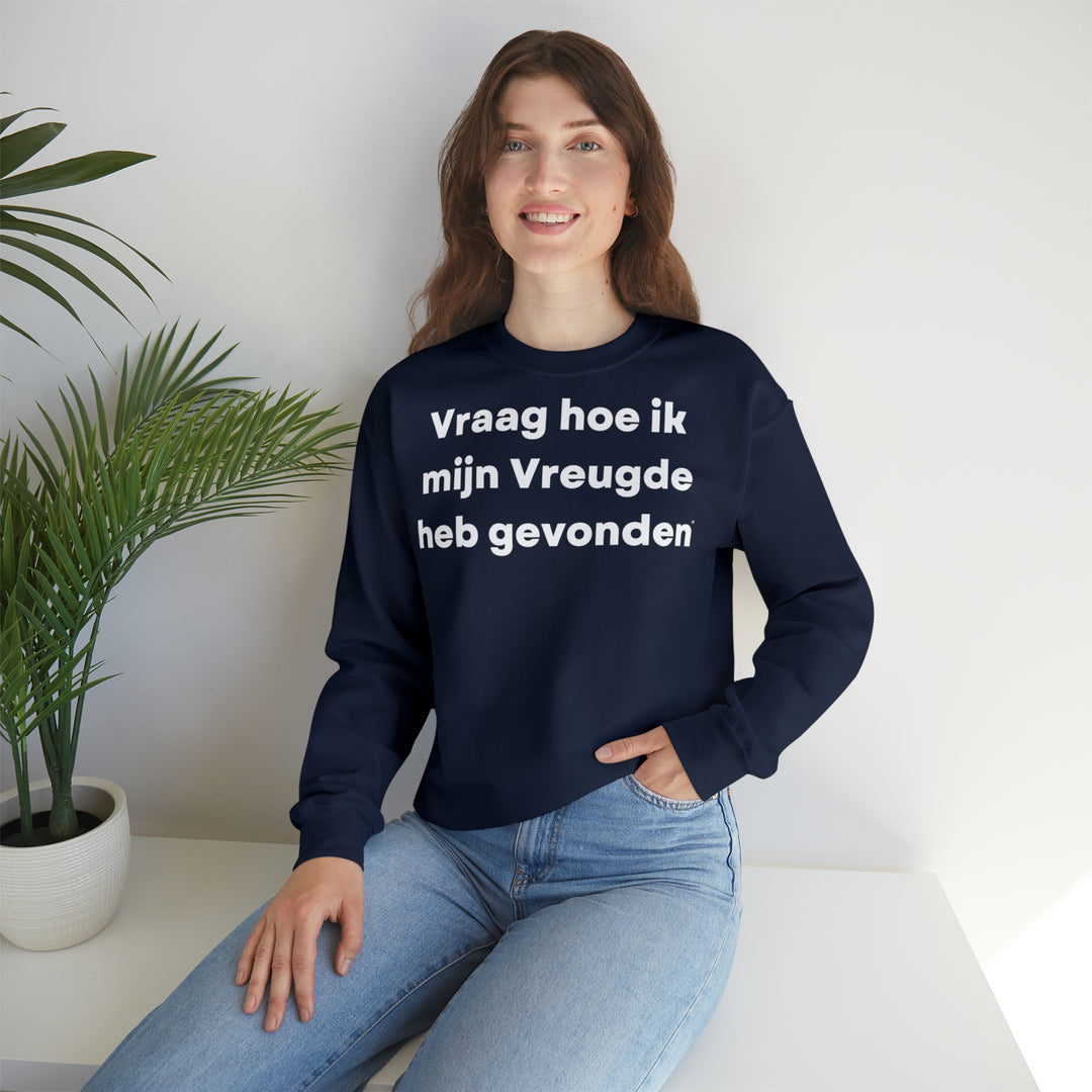 Vrugde/Joy, Unisex Heavy Blend™ Crewneck Sweatshirt (NL EU)