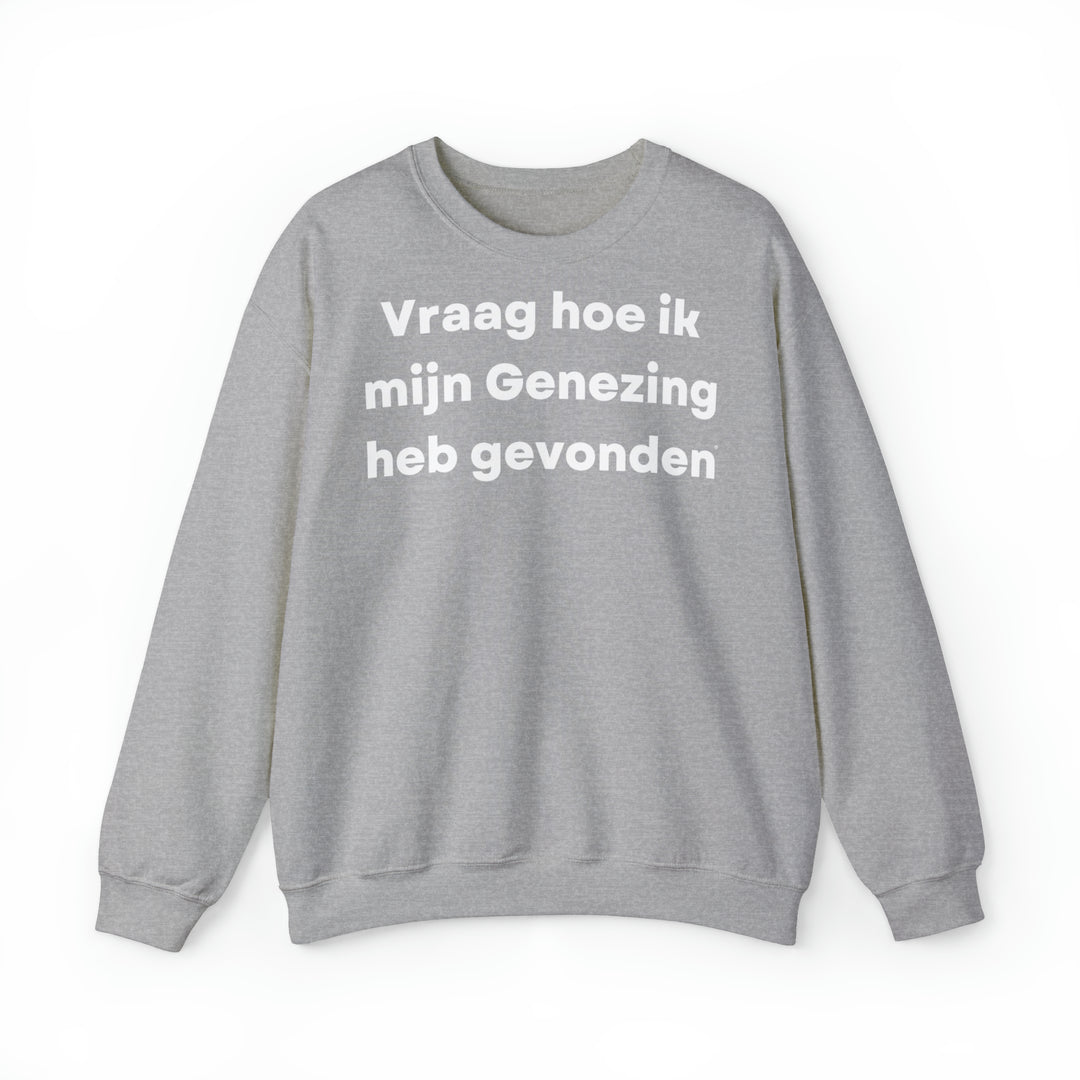 Genezing/Healing, Unisex Heavy Blend™ Crewneck Sweatshirt (NL EU)