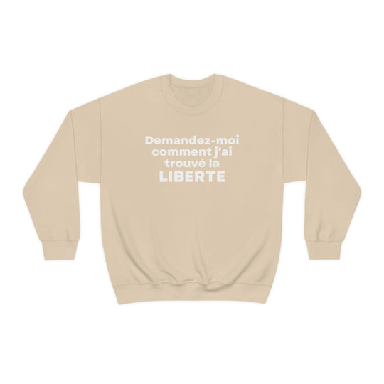 Liberte/Freedom, Unisex Heavy Blend™ Crewneck Sweatshirt (FR CDN)