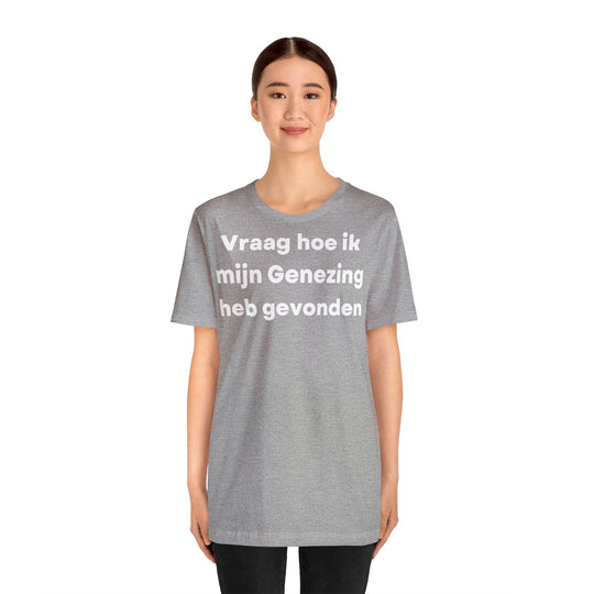 Genezing/Healing, Unisex Jersey Short Sleeve Tee (NL EU)